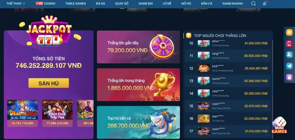 Giao diện tổng quan nền tảng mb6666 app